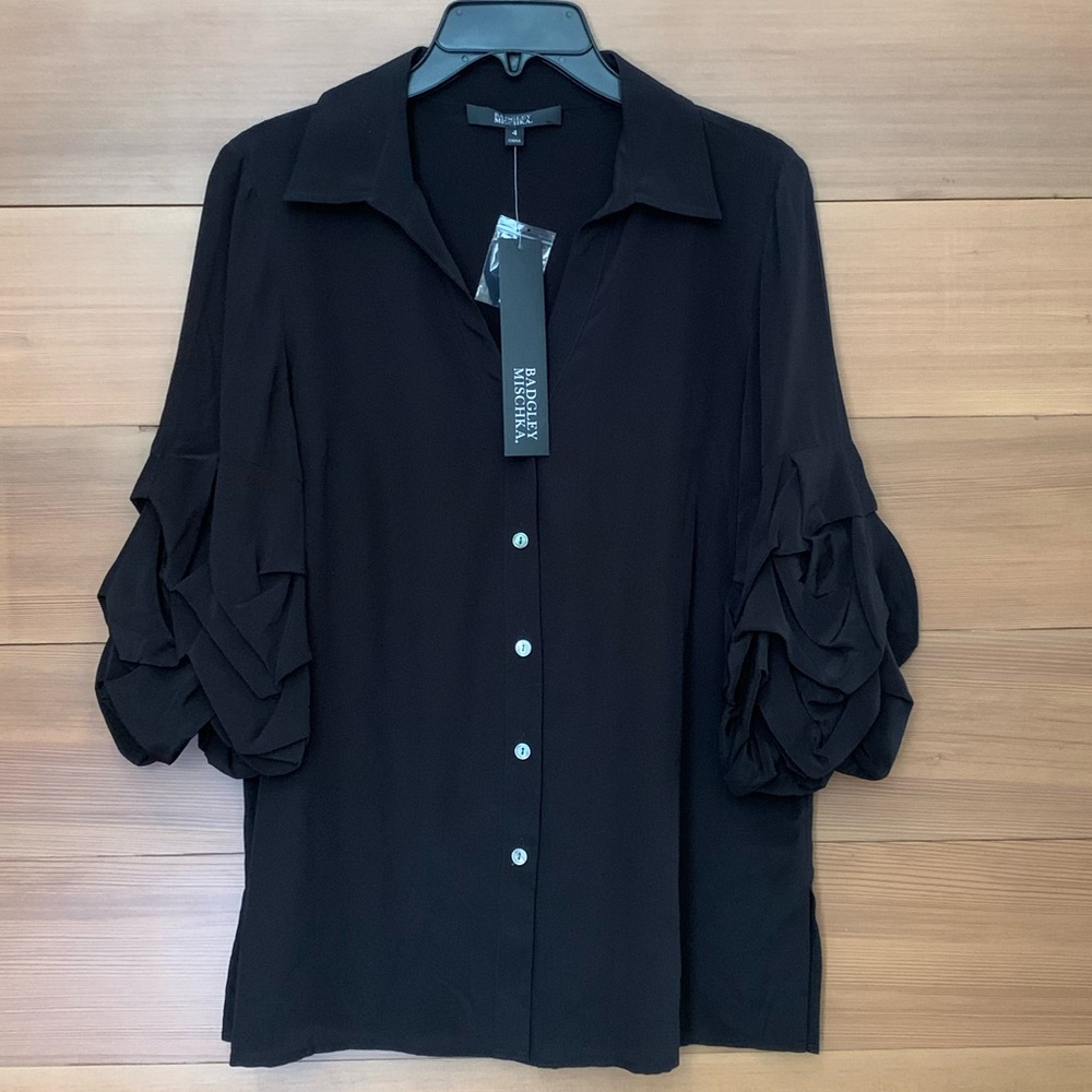 NWT Badgley Mishka blouse size 4